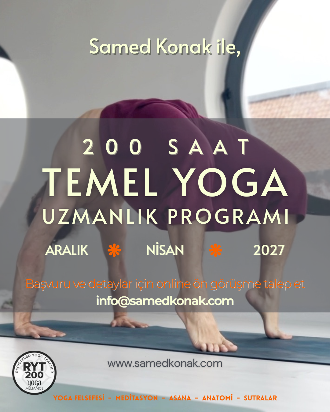 200 SAAT YOGA UZMANLIK PROGRAMI 2027