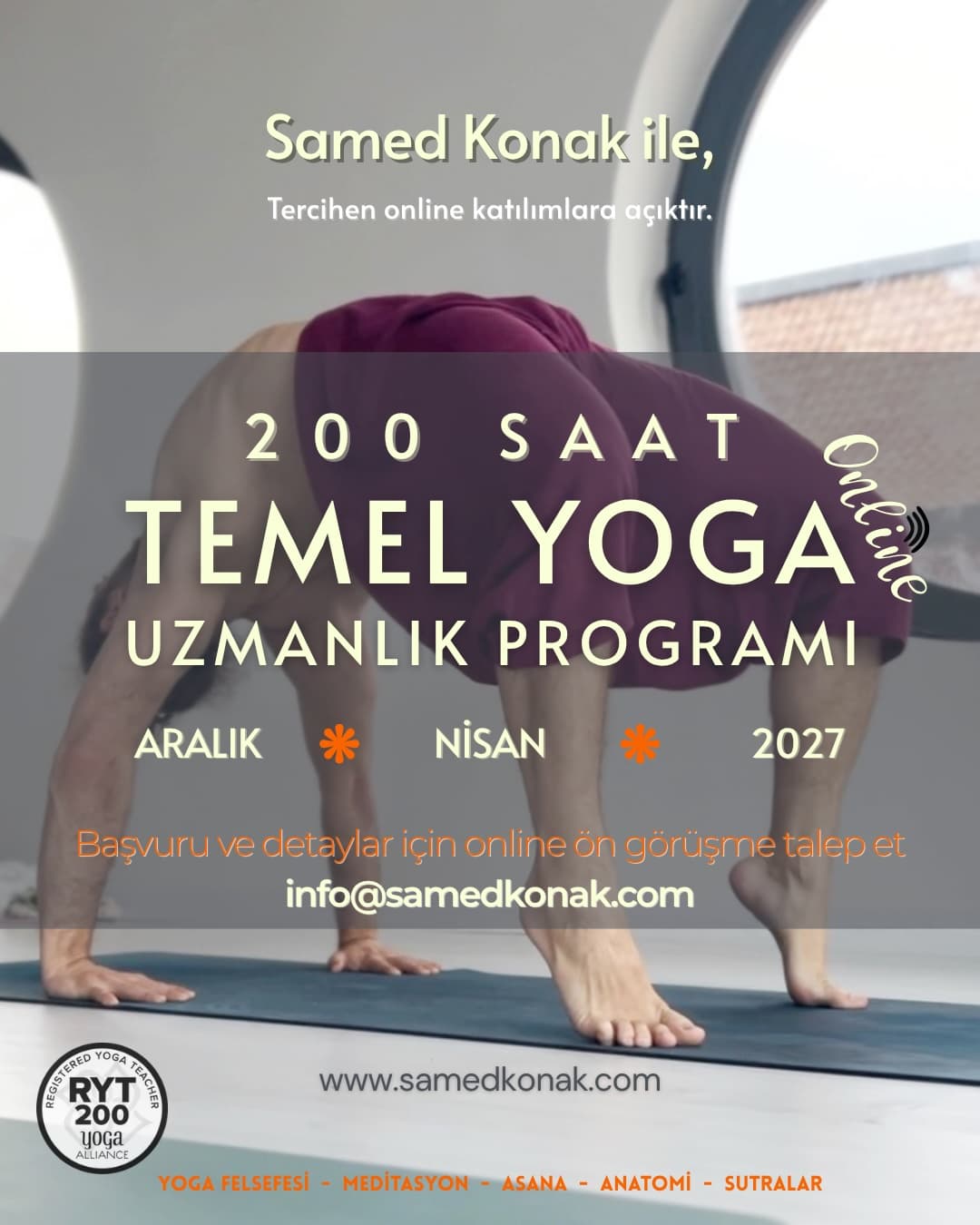 200 Saat Yoga Uzmanlık Programı 2027